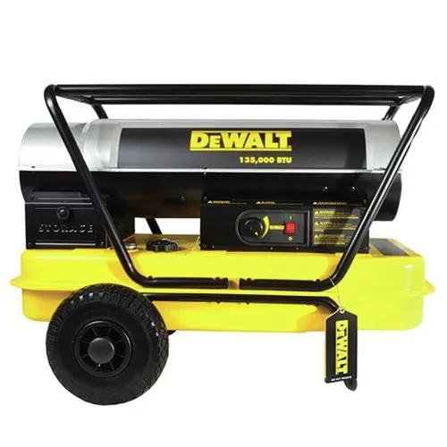 Dewalt DXH135HD DXH135HD 135000 BTU Per Hour Forced Air Kerosene Construction Heater - F340690