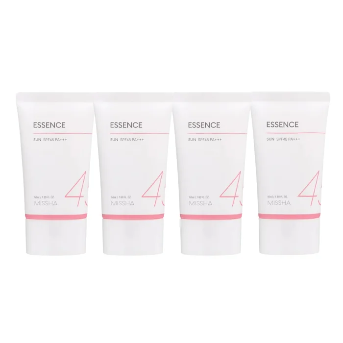 MISSHA All Around Safe Block Essence Sun SPF45 PA+++ - 50ml (4ea) Set (New)