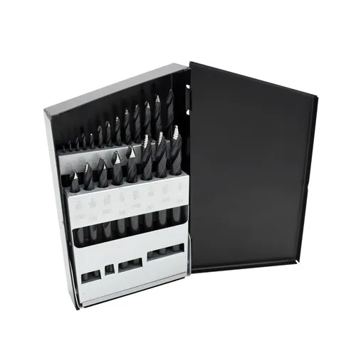 Astro Pneumatic ONYX 21-Piece TurboStep HSS 1/16 in. to 3/8 in. Drill Bit Set - TS21