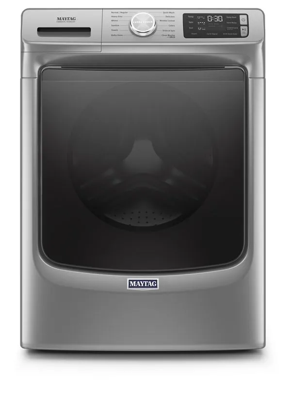 Maytag Front Load Washer W/ Extra Power And 16-Hr Fresh Hold Option, 4.8 Cu. Ft. In Metallic Slate