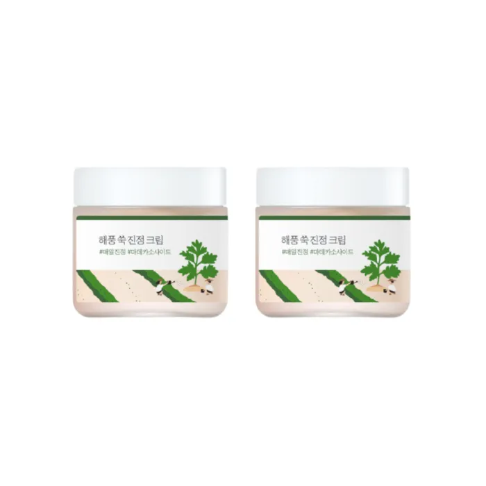 Round Lab - Mugwort Calming Cream - 80ml (2ea) Set