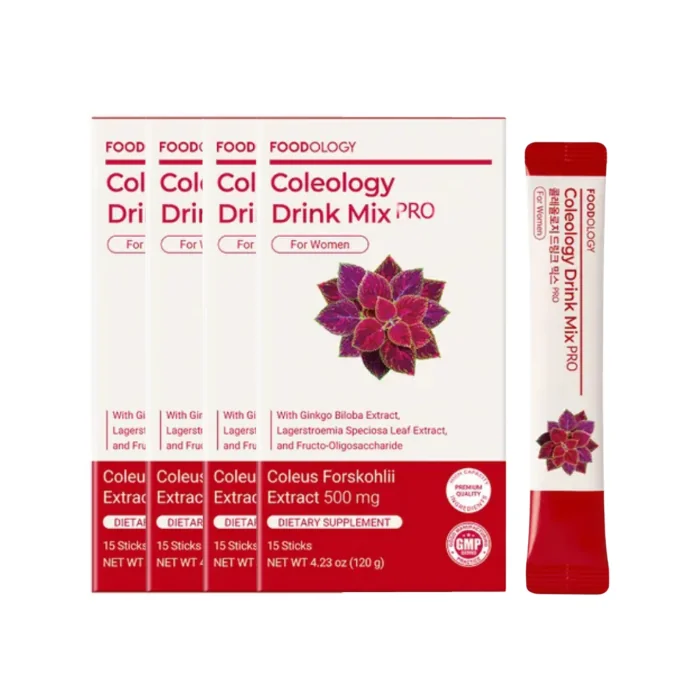 FOODOLOGY - Coleology Drink Mix PRO - 15sticks (4ea) Set