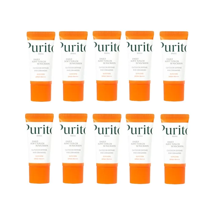 Purito SEOUL - Daily Soft Touch Sunscreen SPF50+ PA++++ - 15ml (10ea) Set
