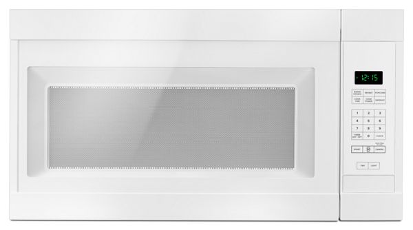 Whirlpool Amana Over-the-Range Microwave with Add 0:30 Seconds in White 1.6 Cu. Ft. AMV2307PFW