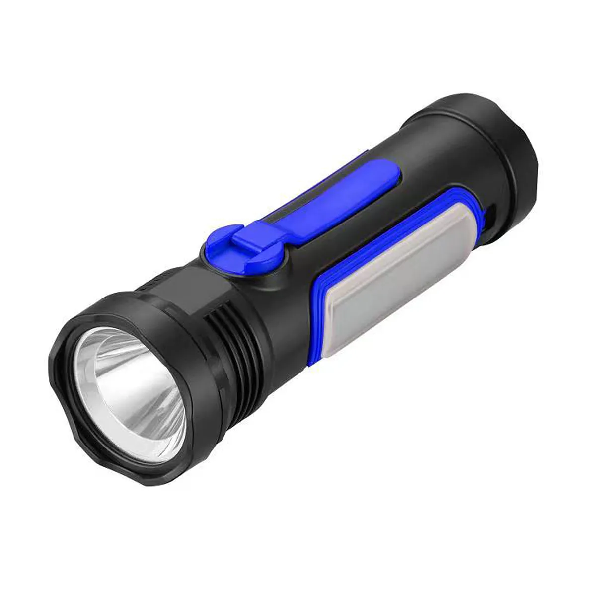 8-in-1 Emergency Weather Radio LED Flashlight - Blue