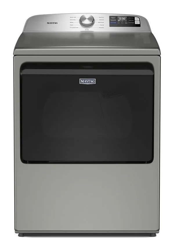 Maytag Smart Top Load Dryer W/ Extra Power In Classic Silver