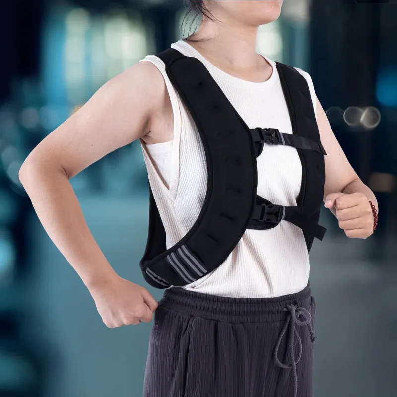 10KG Weighted Vest Top Gym Exercise Fitness Strength Sports Training Weight Loss