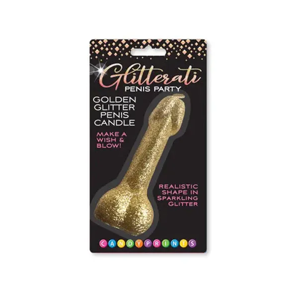Glitterati Glitter Penis Candle 10 Cm