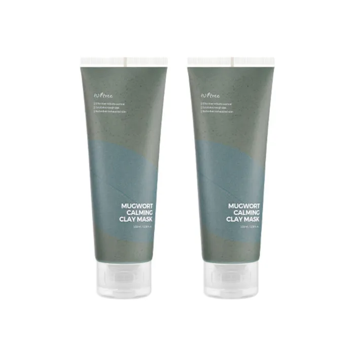 Isntree - Real Mugwort Clay Mask (2ea) Set
