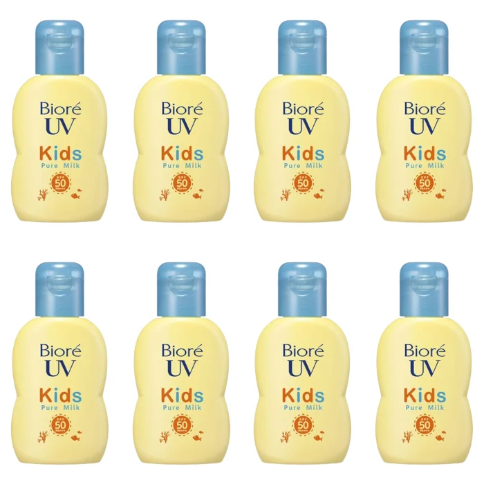 Kao - Biore UV Kids Pure Milk Sunscreen SPF50 PA+++ - 70ml (8ea) Set
