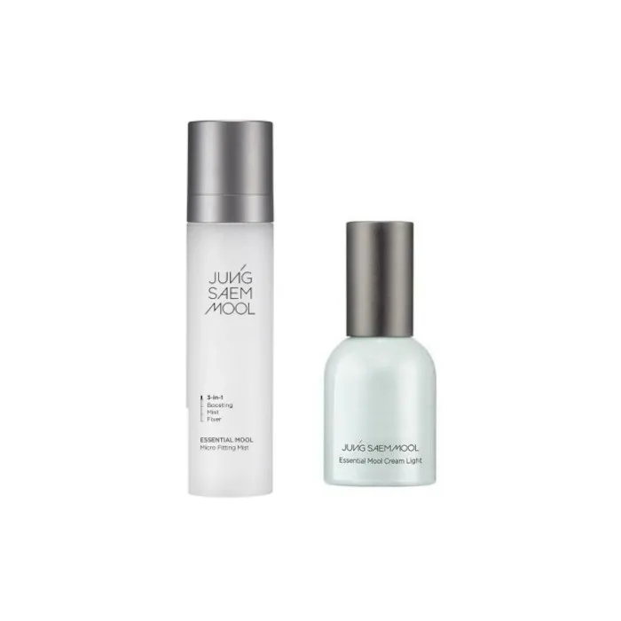 JUNGSAEMMOOL - Essential Mool Micro Fitting Mist - 120ml (1ea) + Essential Mool Cream Light - 30ml (1ea) Set