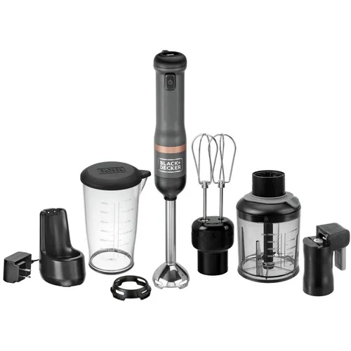 Black & Decker kitchen wand Cordless Blender 4-in-1 Kitchen Multi-Tool - Grey - BCKM1014K01