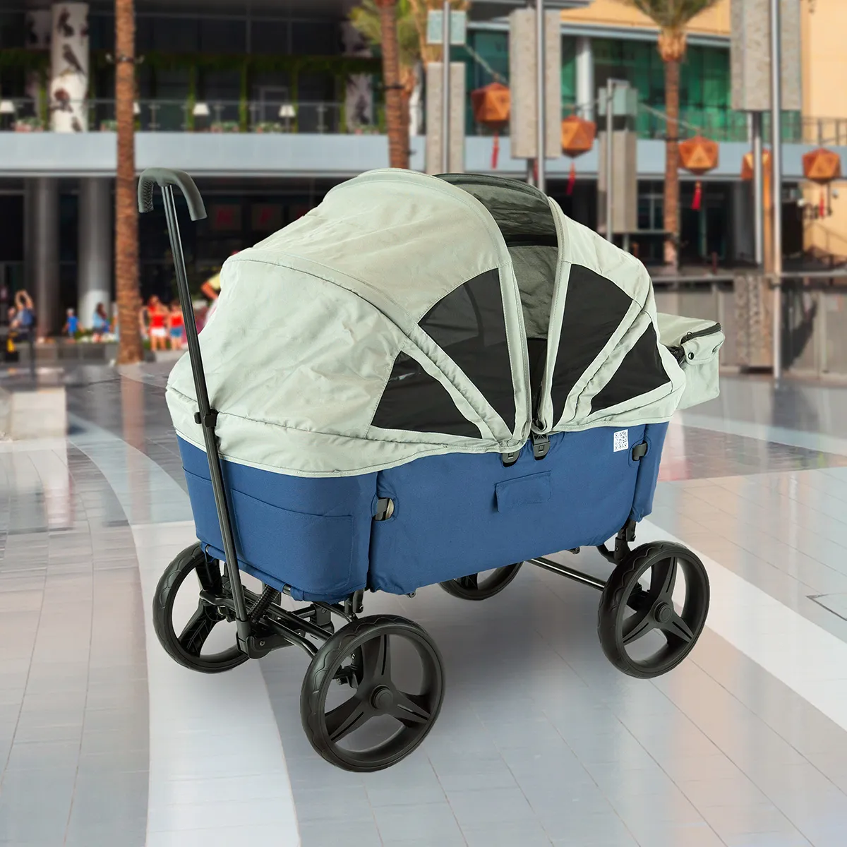 Outdoor Wagon Buggy - Blue