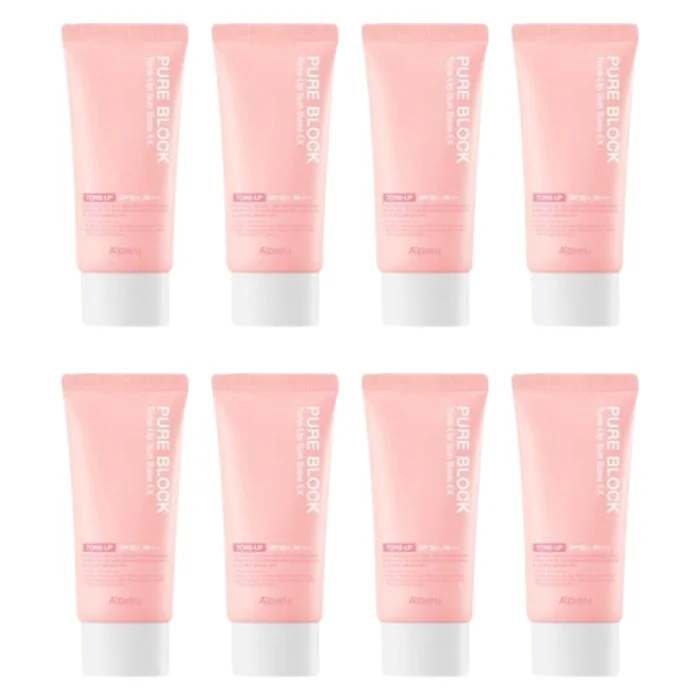 A'PIEU - Pure Block Tone-up Sun Base SPF50+ PA+++ - 50ml (8ea) Set