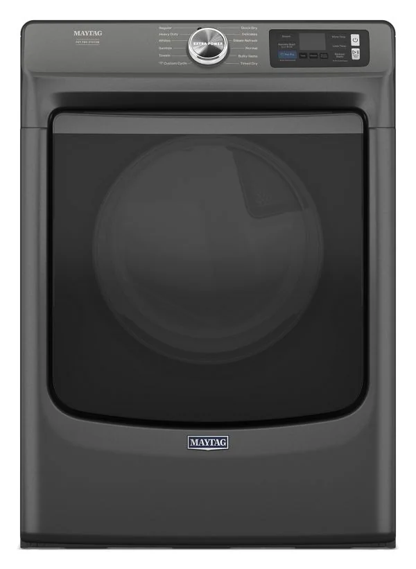 Maytag Smart Pet Pro Front Load Gas Dryer, 7.4 Cu. Ft. In Volcano Black