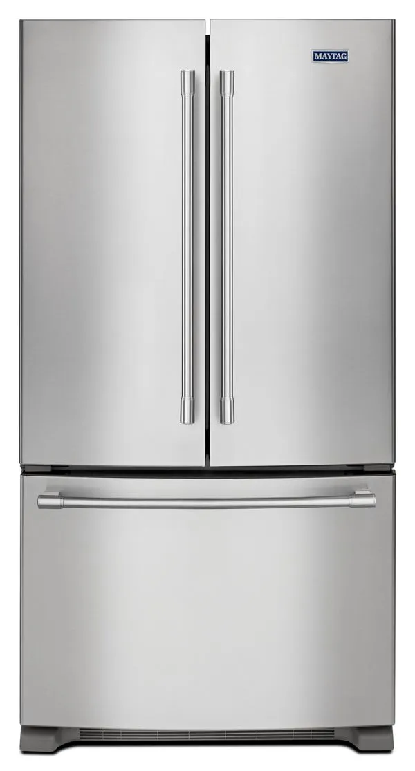 Maytag 36- In. Wide Counter Depth French Door Refrigerator, 20 Cu. Ft. In Fingerprint Resistant Stainless Steel