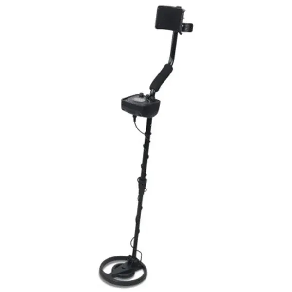 Metal Detector LED Screen With Headphones Black