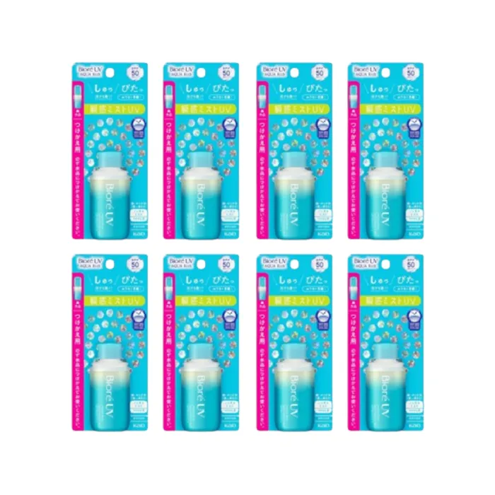 Kao Biore UV Aqua Rich Aqua Protect Mist SPF50 PA++++ Refill - 60ml 8pcs Set