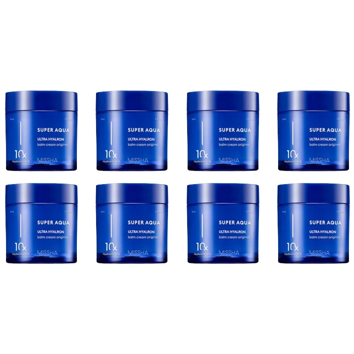 MISSHA - Super Aqua Ultra Hyalron Balm Cream - 70ml (8ea) Set