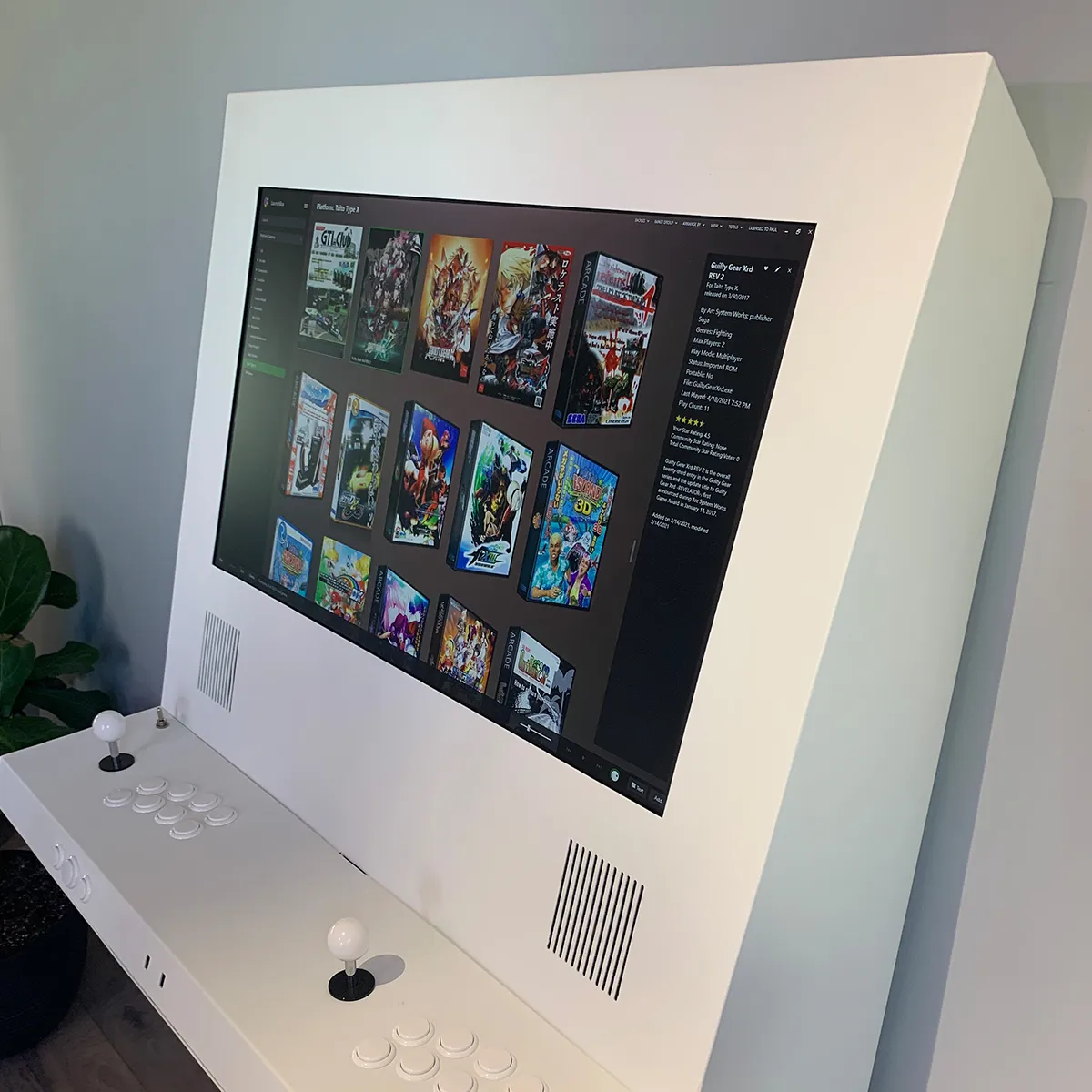 Wall Mounted Classic Arcade - Black