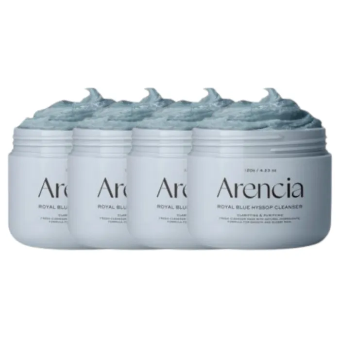 Arencia - Fresh Royal Blue Rice Mochi Cleanser - 120g (4ea) Set