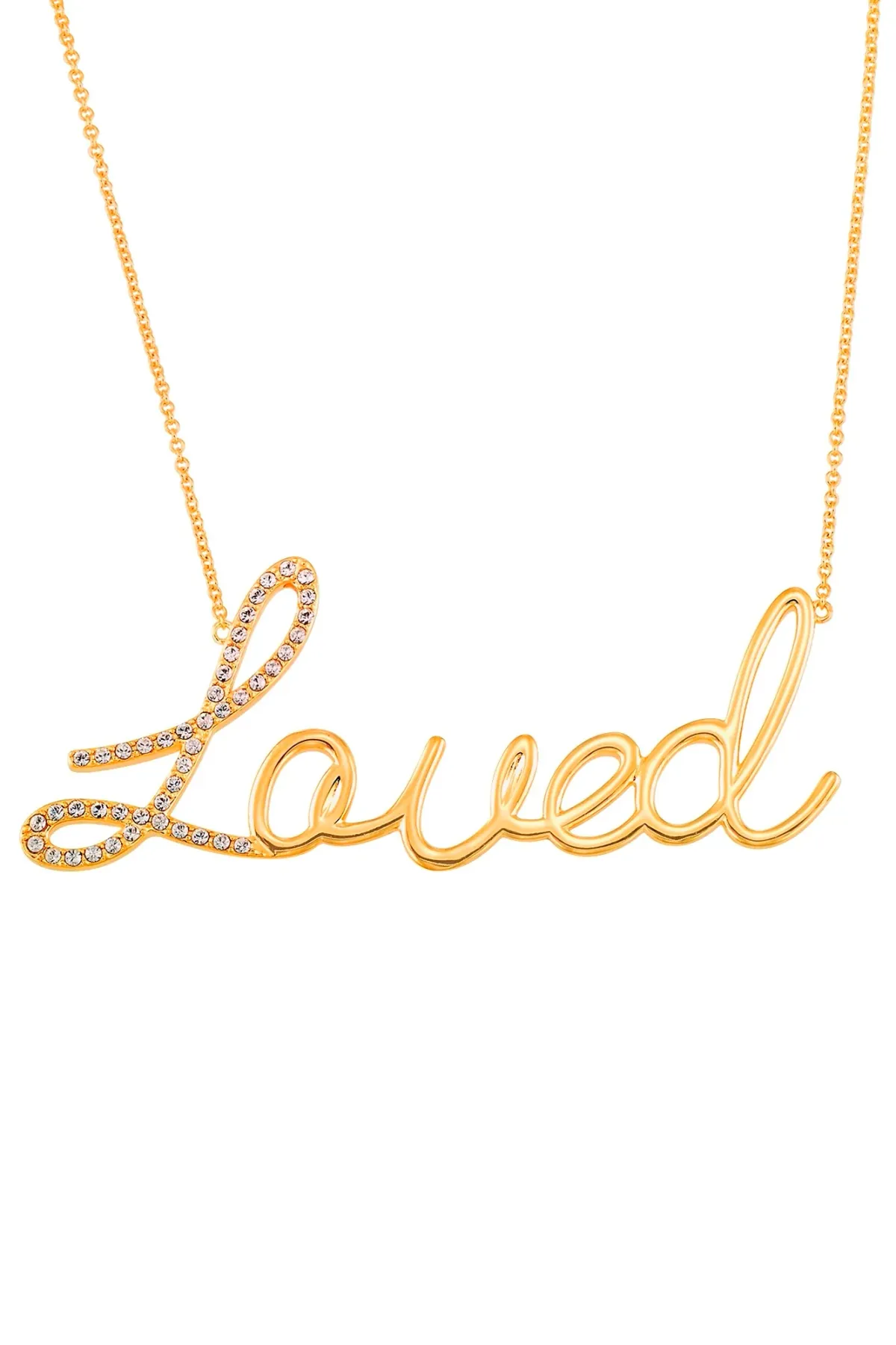 Loved Nameplate Necklace