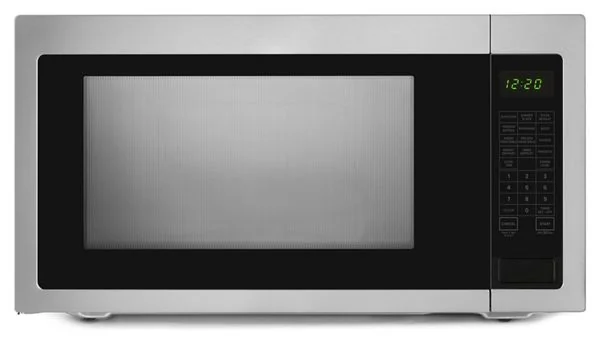 Amana 2.2 Cu. Ft. Countertop Microwave with Add:30 Seconds Option in Black-on-Stainless