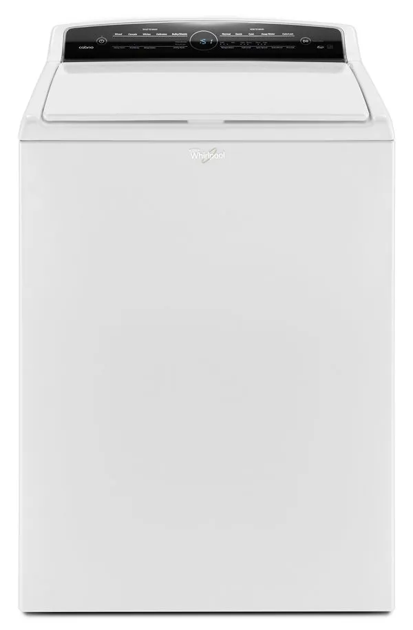 Whirlpool HE Top Load Washer with Adapative Wash Technology, Intuitive Touch Controls in White 4.8 cu. ft. WTW7000DW