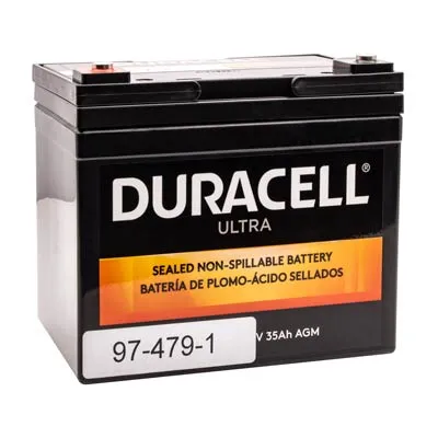 Duracell Ultra 12V 33AH Sealed Lead Acid (SLA) Battery For SV32 StyleView 66AH Two Battery System - SLA Batteries