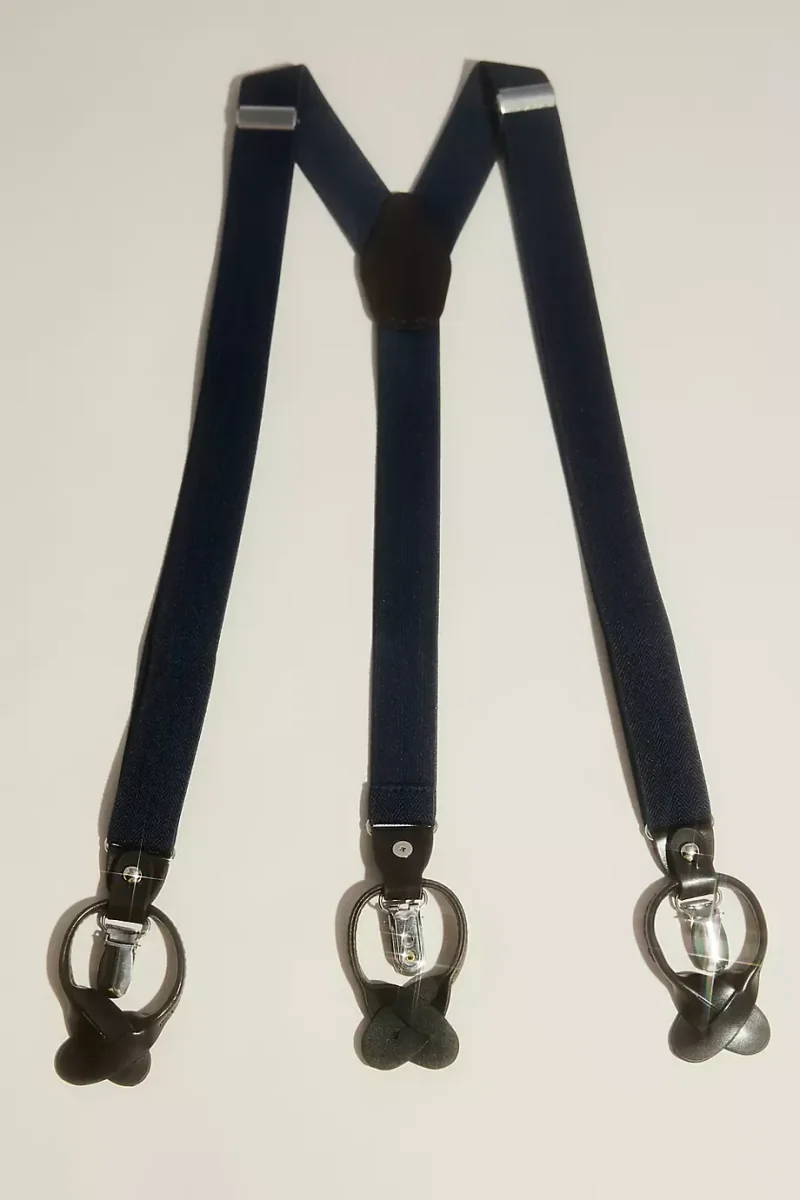 DB Studio Mens Suspenders in Navy David's Bridal