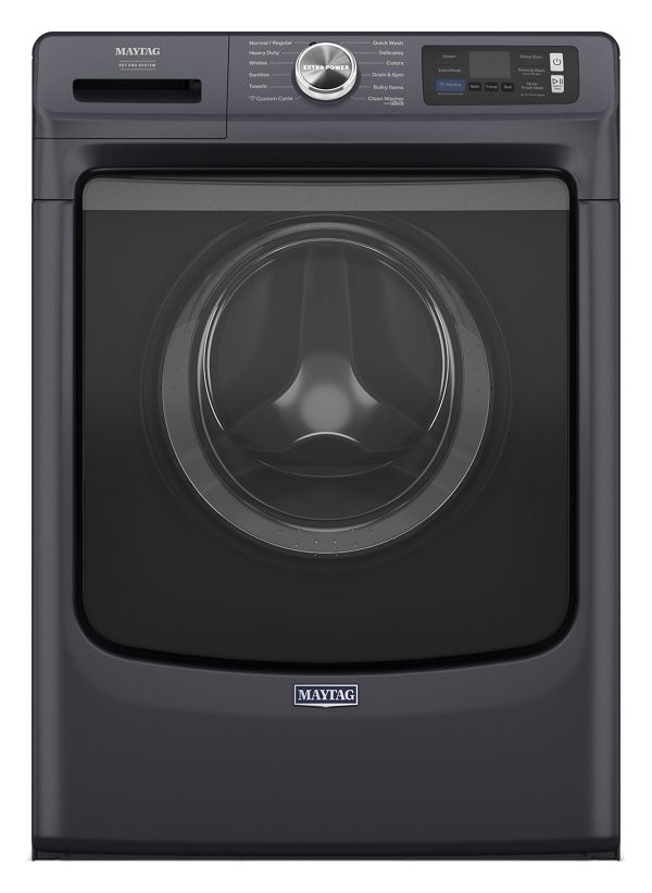 Maytag Smart Pet Pro Front Load Washer, 5.0 Cu. Ft. In Midnight Steel