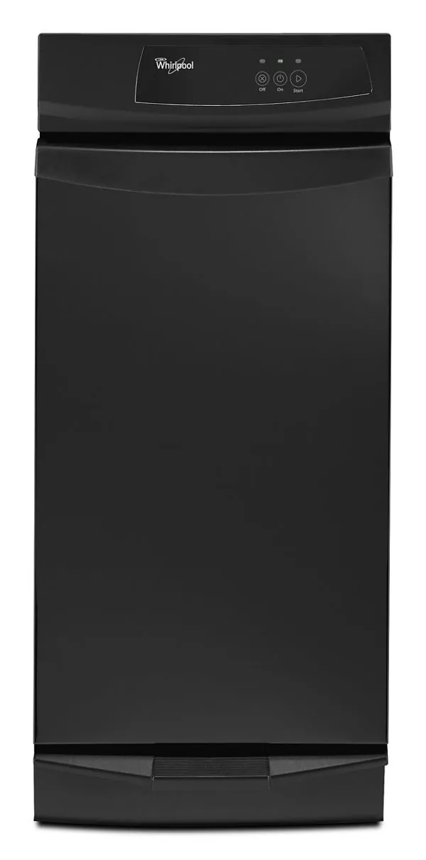 Whirlpool 15 in. Convertible Trash Compactor in Black-on-Black 1.4 cu. ft. GC900QPPB