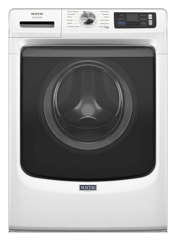 Maytag Smart Pet Pro Front Load Washer, 5.0 Cu. Ft. In White