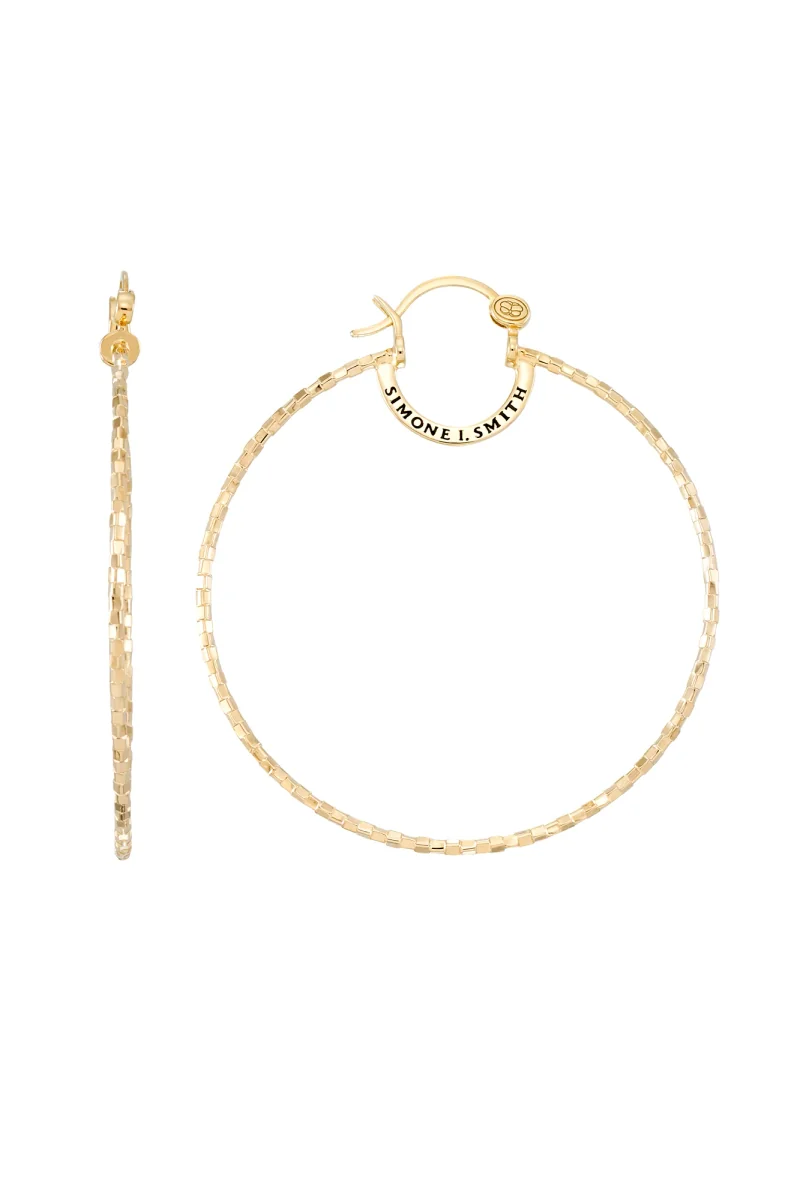 Bullion Hoops - Large