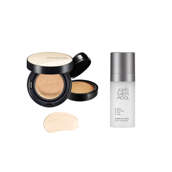 JUNGSAEMMOOL - Essential Skin Nuder Cushion SPF50+ PA+++ (With Refill) - 14g+14g - 13 Fair (1ea) + Essential Mool Micro...