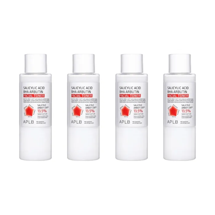 APLB - Salicylic Acid BHA Arbutin Facial Toner - 160ml (4ea) Set