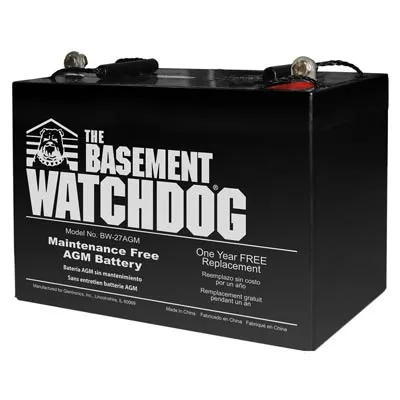 AMG Battery Standby Sump Pump Battery 12V 81.5 AH by Basement Watchdog - Sump Pump Batteries