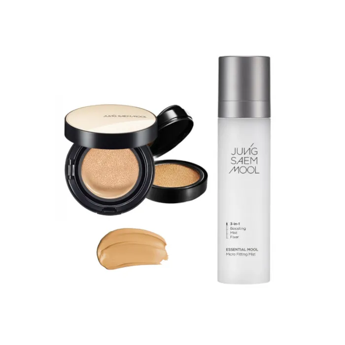 JUNGSAEMMOOL - Essential Skin Nuder Cushion SPF50+ PA+++ (With Refill) - 14g+14g - 23 Medium-Deep (1ea) + Essential Mool Micro