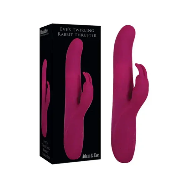 Adam And Eve Eves Twirling Rabbit Thruster Vibrator Purple