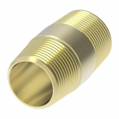 Weatherhead By Danfoss Pipe Adapters Close Nipple Brass