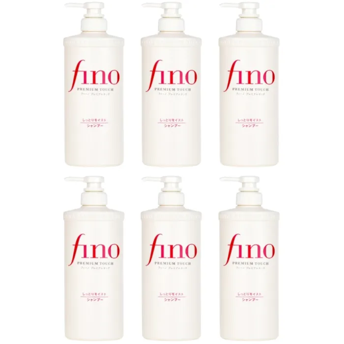 Shiseido - Fino Premium Touch Hair Shampoo Moist - 550ml (6ea) Set