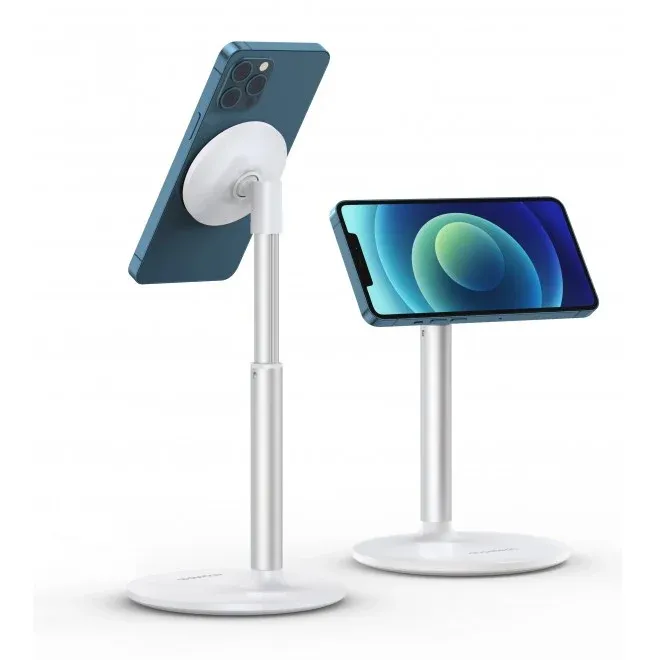 CHOETECH H048 Magsafe Adjustable Phone Holder (White/Silver)