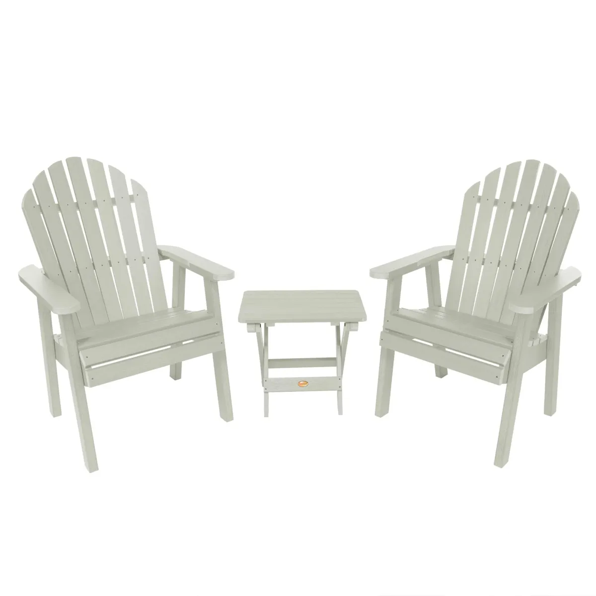 2 Hamilton Deck Chairs with Folding Side Table