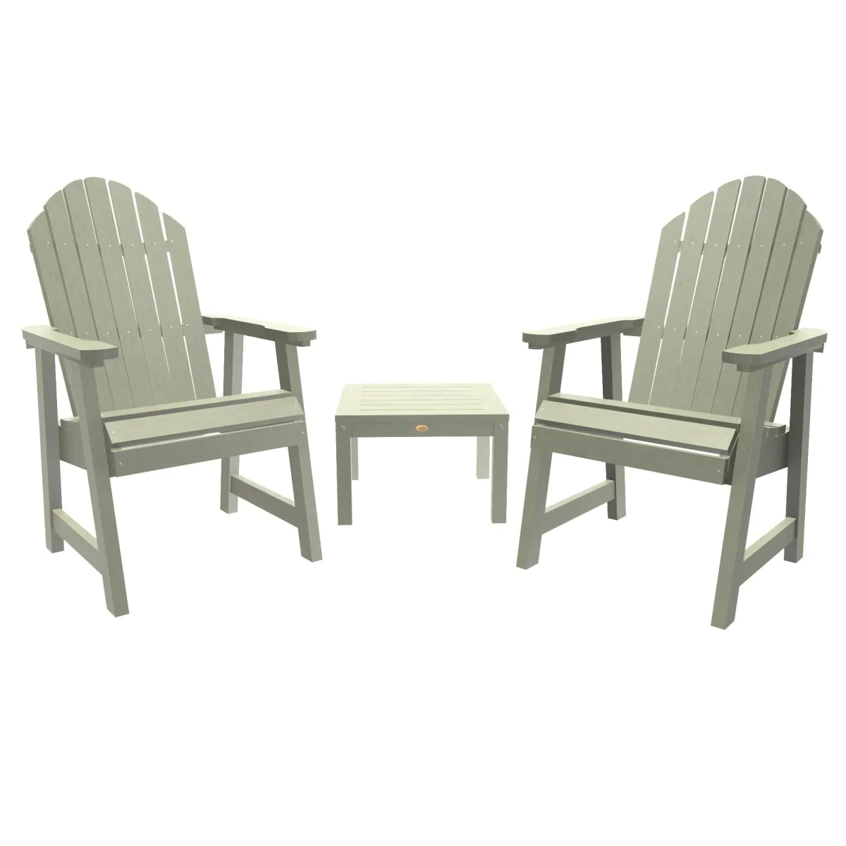 2 Hamilton Deck Chairs with Adirondack Side Table