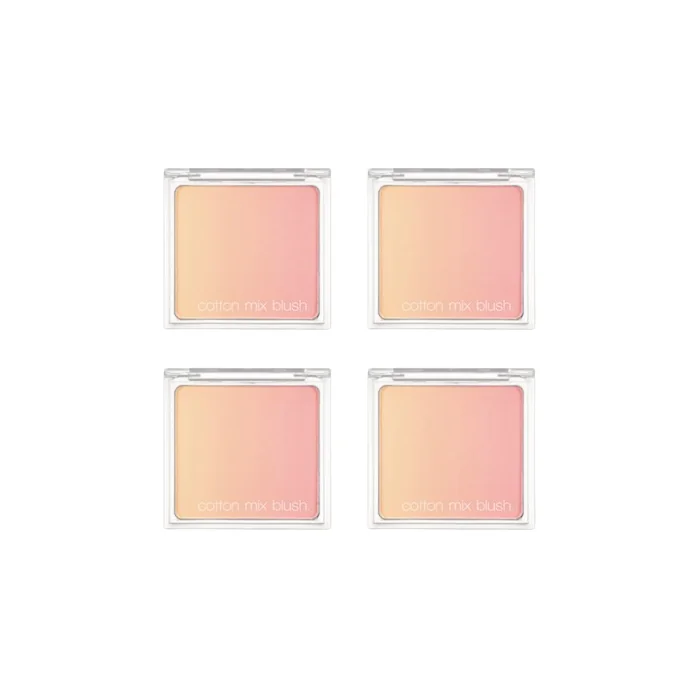 MISSHA - Cotton Mix Blush - 11g - 01 Strawberry Banana (4ea) Set