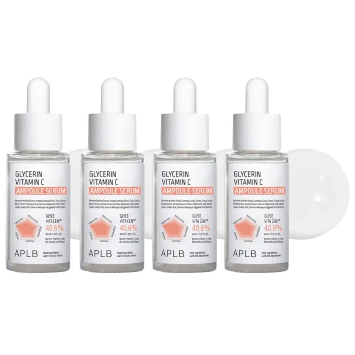 APLB - Glycerin Vitamin C Ampoule Serum - 40ml (4ea) Set