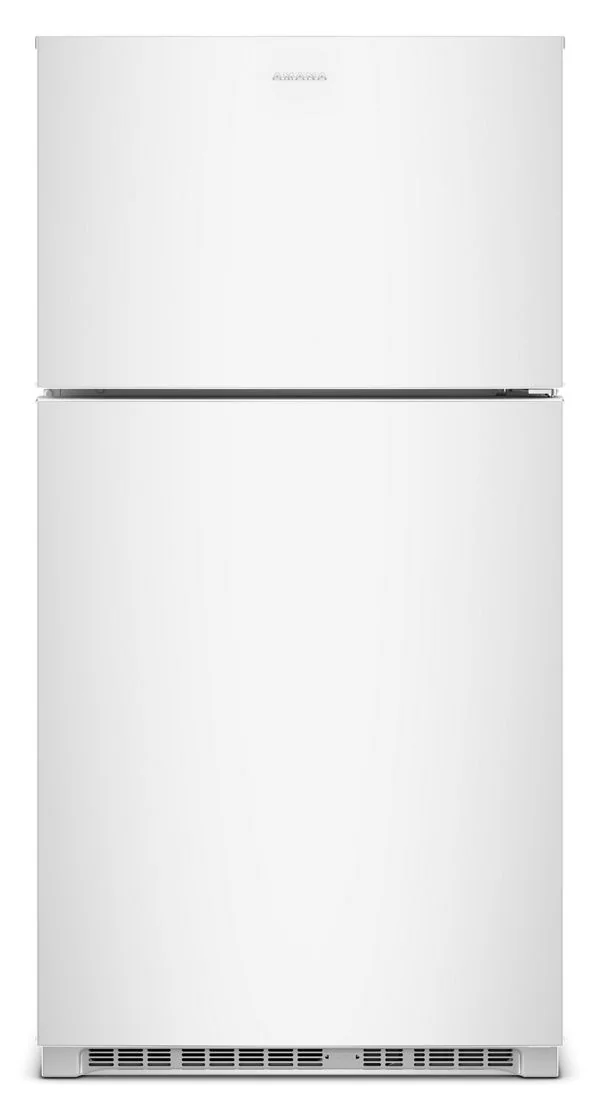 Amana 33" Wide Top-Freezer Refrigerator With Dual Crisper Drawers-21 Cu. Ft. in White