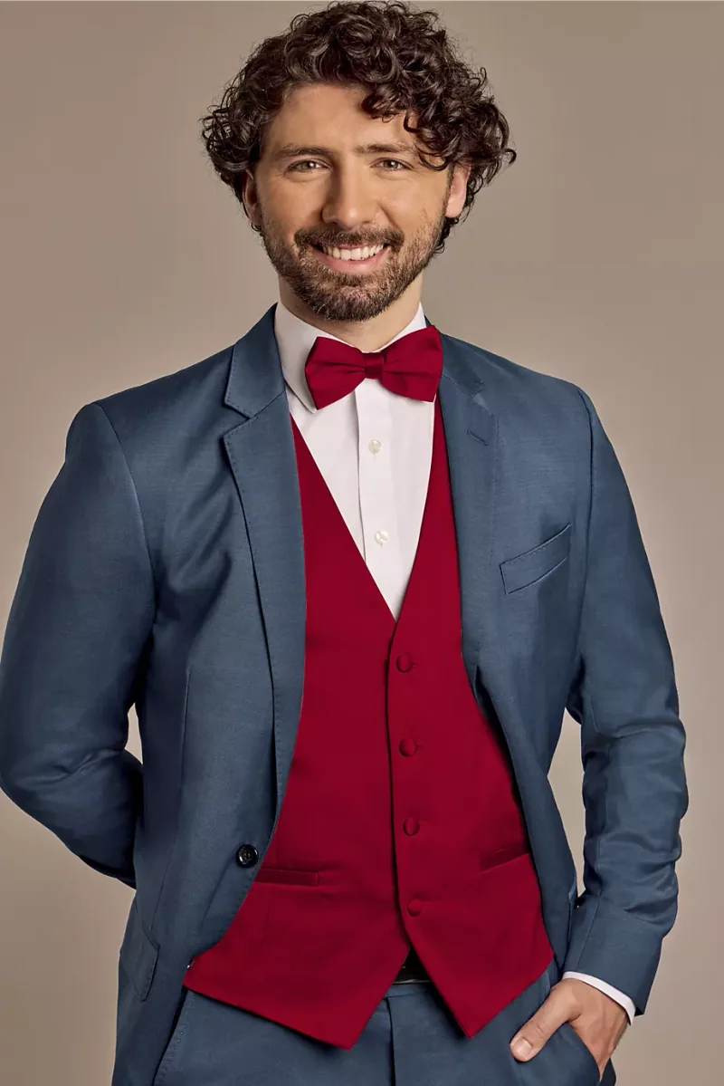 DB Studio Mens Vest in Apple Size: 3XL David's Bridal