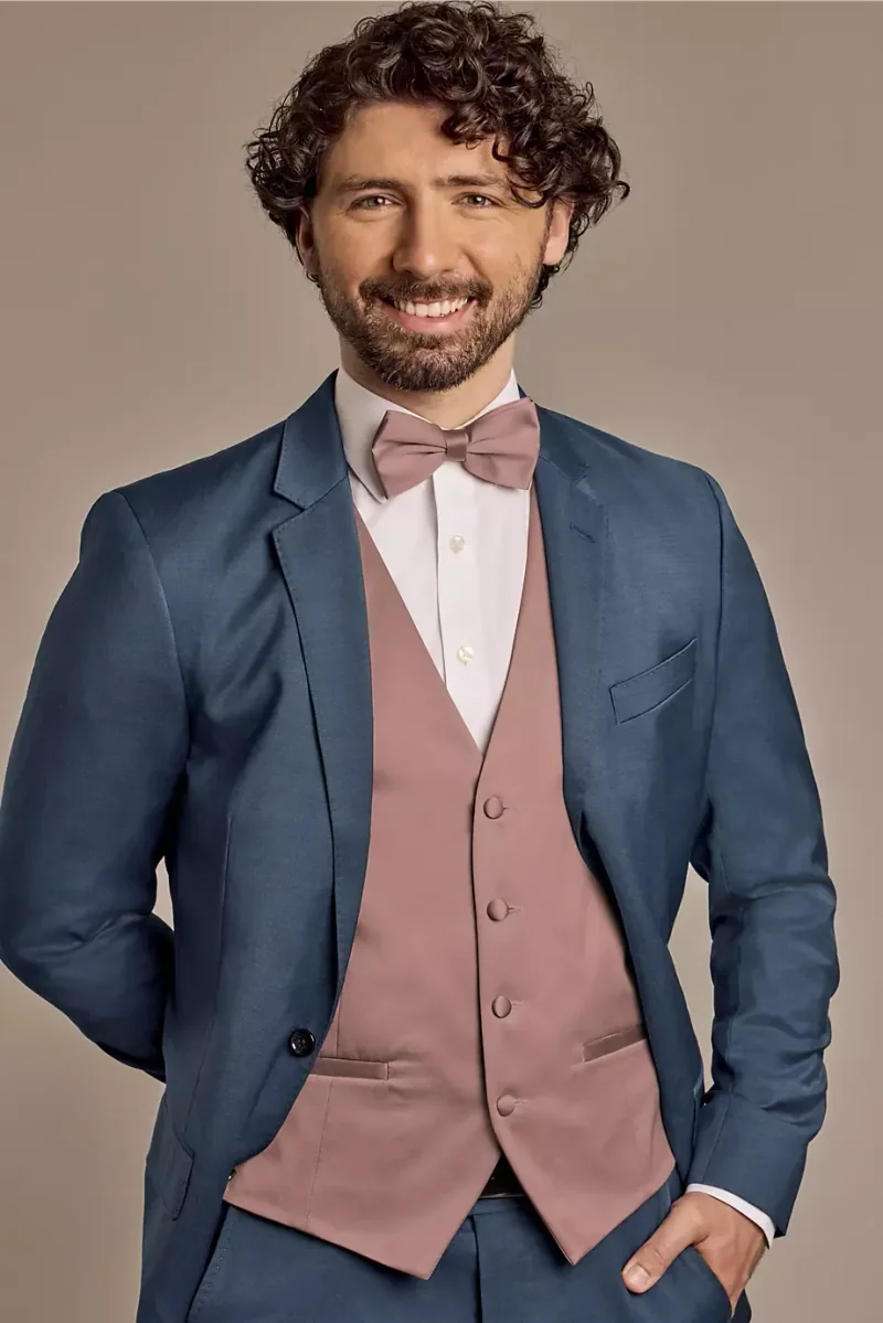 DB Studio Mens Vest in Quartz Size: Medium David's Bridal