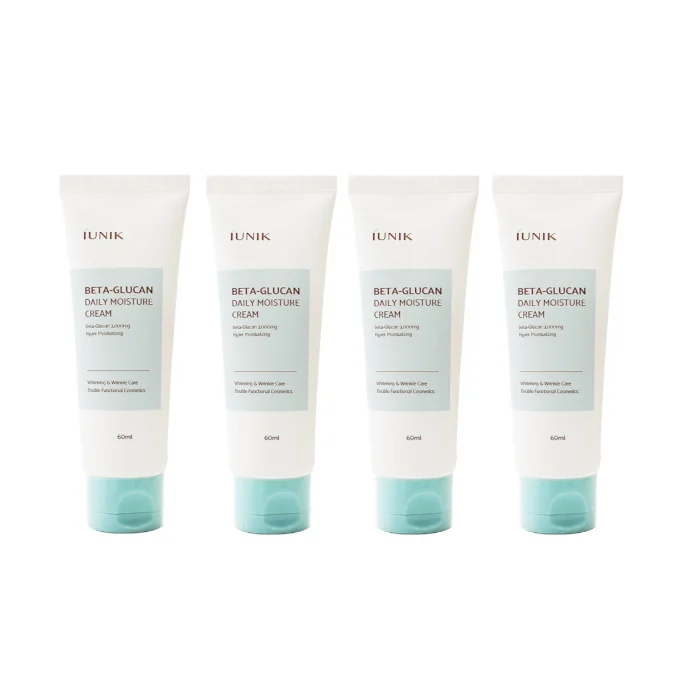 iUNIK - Beta Glucan Daily Moisture Cream - 60ml (4ea) Set